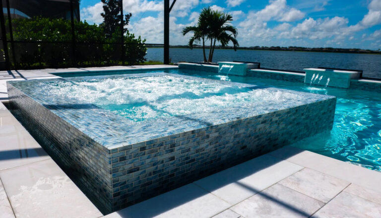 Landis Pools custom swimming pool, project 10