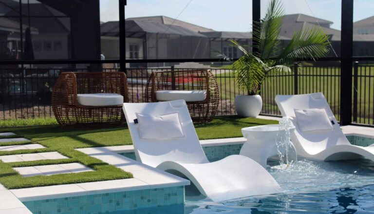 Landis Pools custom swimming pool, project 1