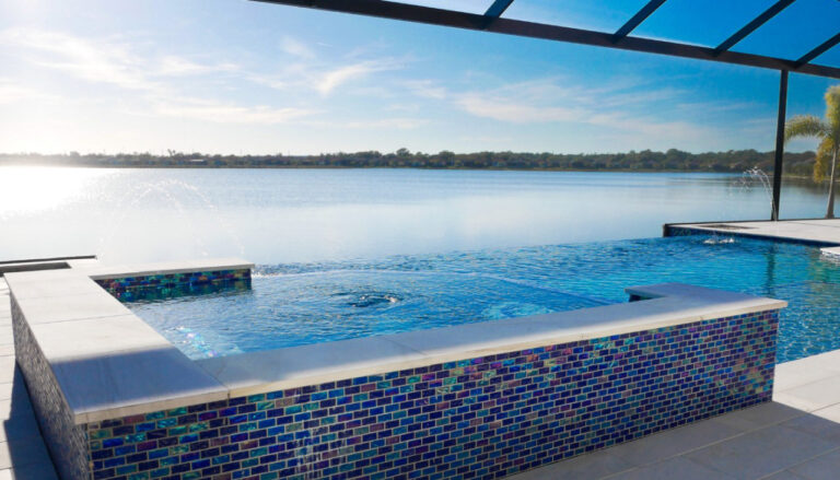 Landis Pools custom swimming pool, project 5