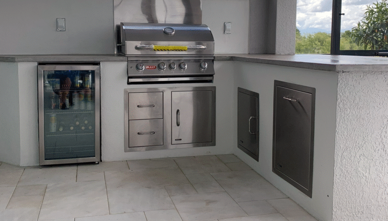 Landis Pools outdoor kitchen, project 2
