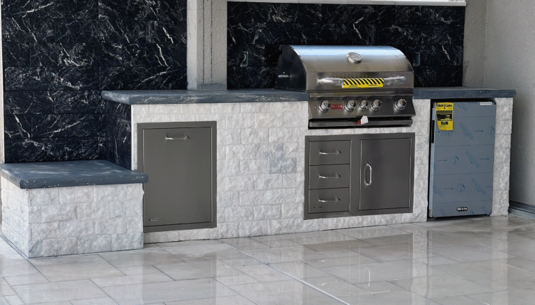 Landis Pools outdoor kitchen, project 3