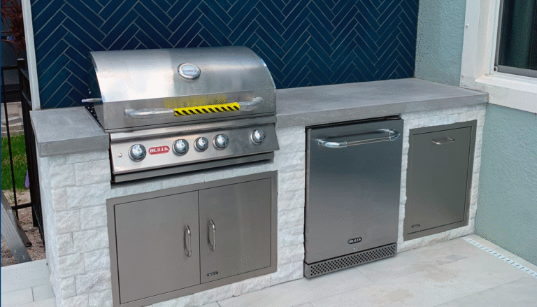 Landis Pools outdoor kitchen, project 1